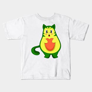 Cat Avocado Kids T-Shirt